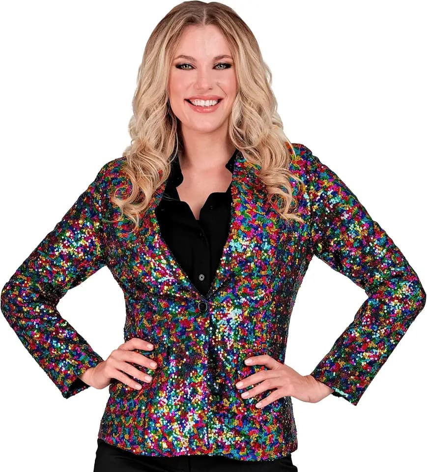 W WIDMANN MILANO Party Fashion - Pailletten Blazer Damen