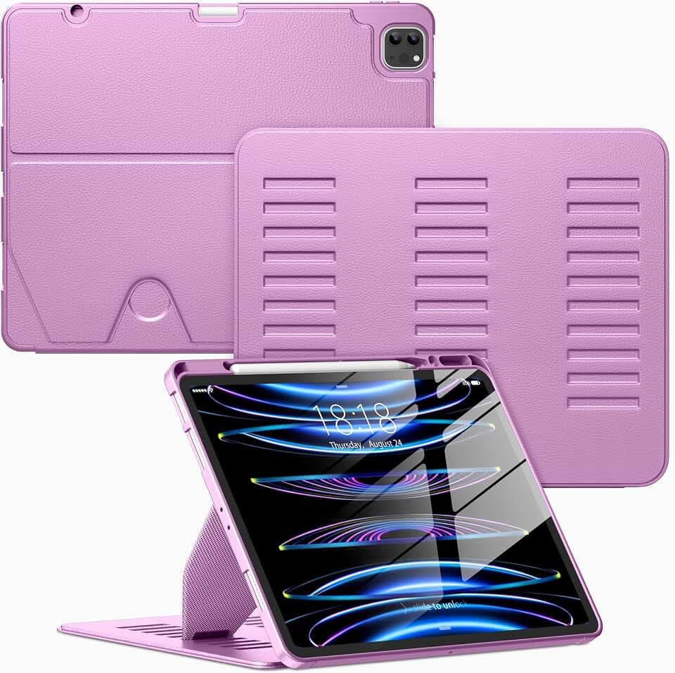 VIKESI Case for iPad Pro 12.9 6th/5th/4th/3rd GenCase 2022/2021/2020/2018