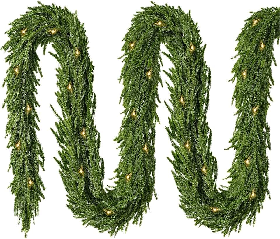 Weihnachten Norfolk Pine Girlande 5m Tannengirlande Norfolk Kieferngirlande