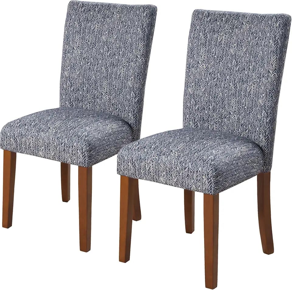 HomePop Parsons Dining Chair,Pack of 2, Navy