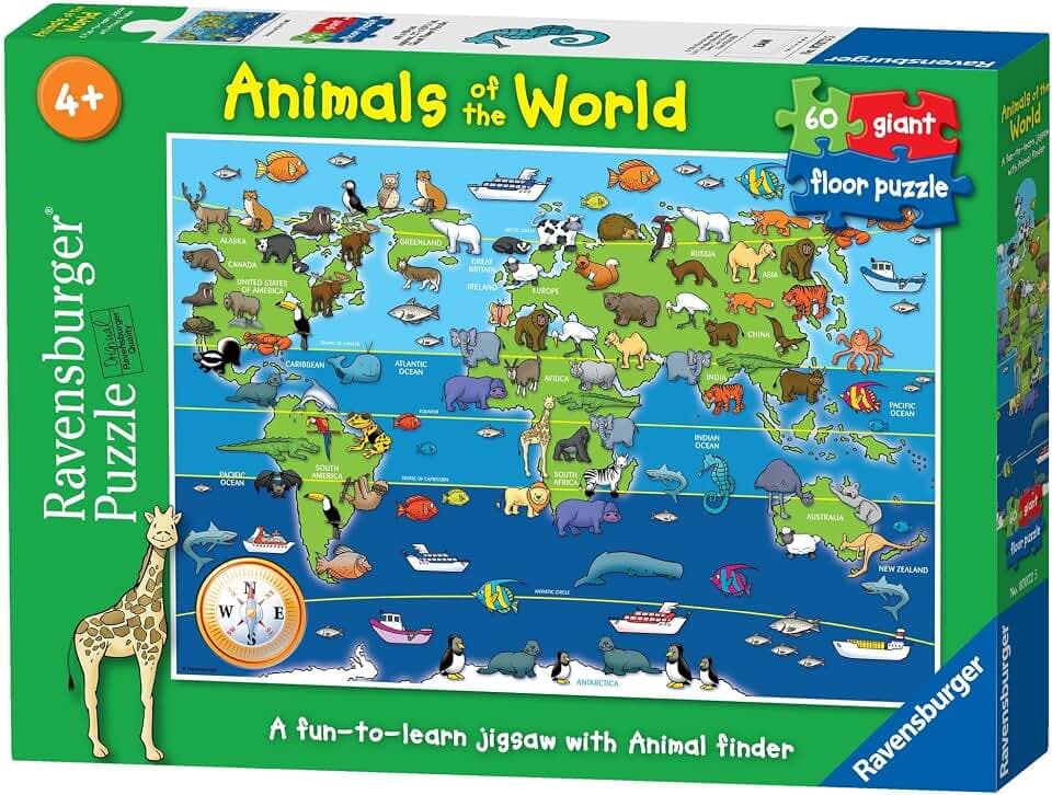 Ravensburger Tierwelt Bodenpuzzle mit 60 Teilen