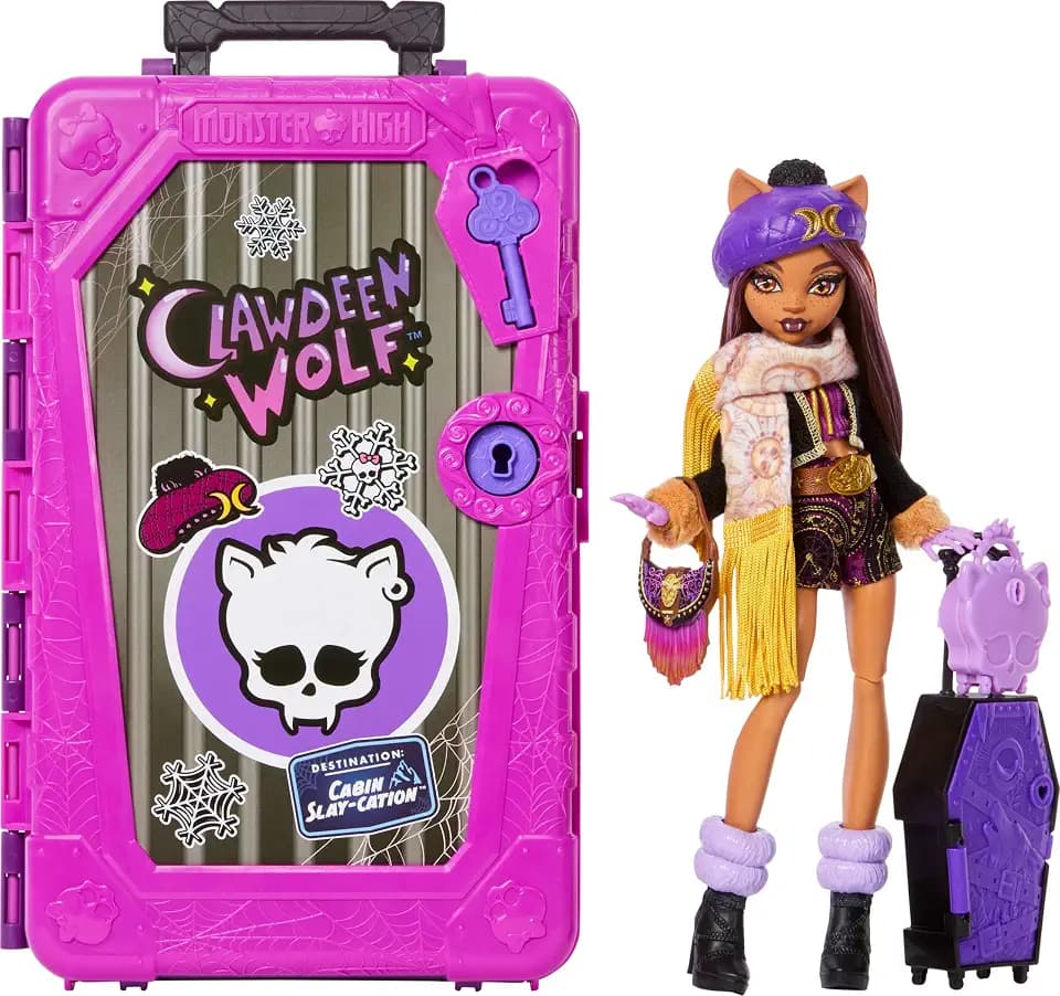 Monster High Skulltimate Secrets Clawdeen Wolf Doll Set