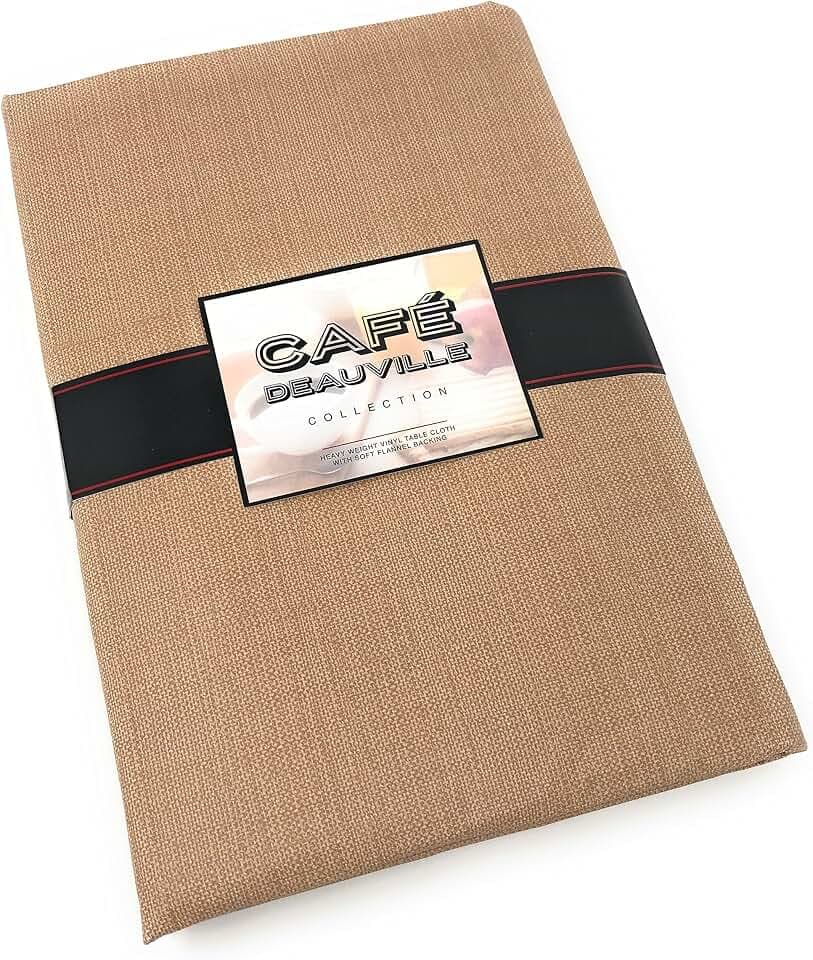 Lintex Cafe Deauville Vinyl Tablecloth Taupe (60 x 120)