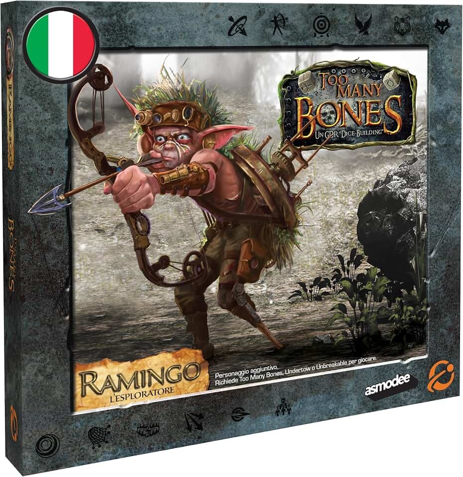 Asmodee Too Many Bones: RAMINGO Explorer - Erweiterung Brettspiel