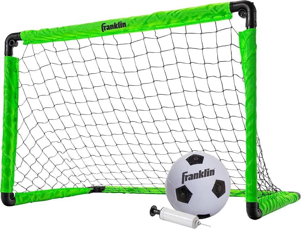 Franklin Sports Mini Soccer Goal with Ball and Pump