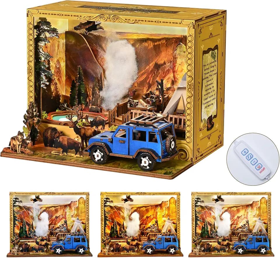 Yellowstone National Park Book Nook Kit for Adults