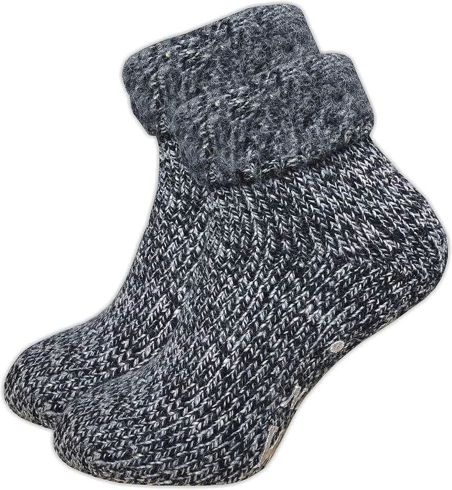 GAWILO Stoppersocken für Damen (1 o. 4 Paar) | Rutschfeste Hausschuhsocken | Weiche, kuschlige & warme Socken
