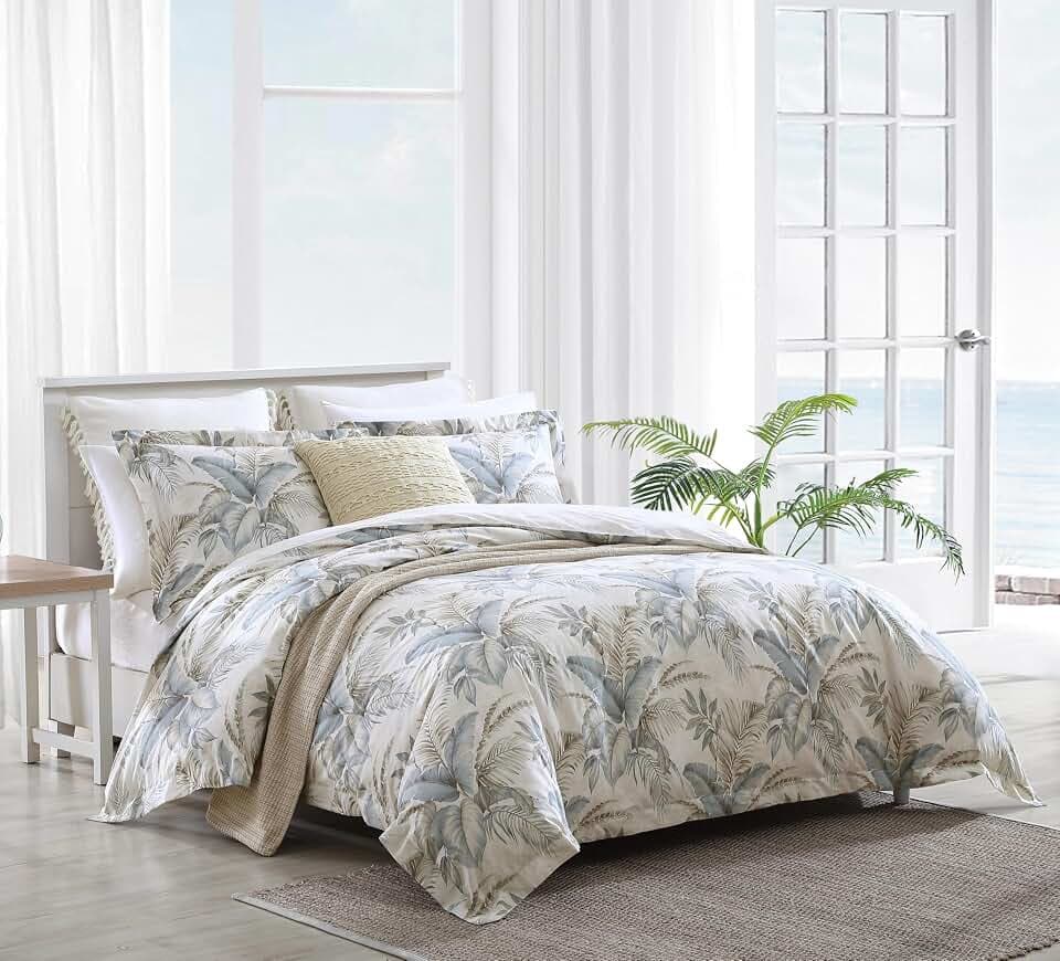 Tommy Bahama - Tropical King Size Comforter Set with Matching Shams