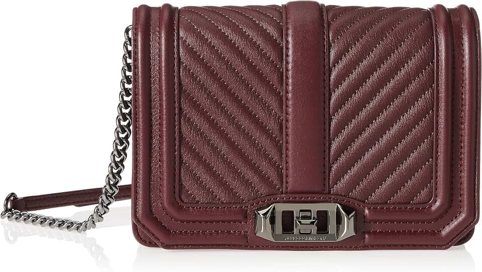 Rebecca Minkoff Women's Chevron Quilted Love Crossbody Bag