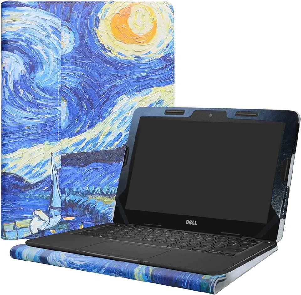 Protective Case for Dell Chromebook 11 5190 3100 3110/Chromebook 5190 3100 3110 2-in-1 Education/Latitude 11 2-in-1 3190 3189 Education/Inspiron Chromebook 11 2-in-1 3181 11.6",Starry Night