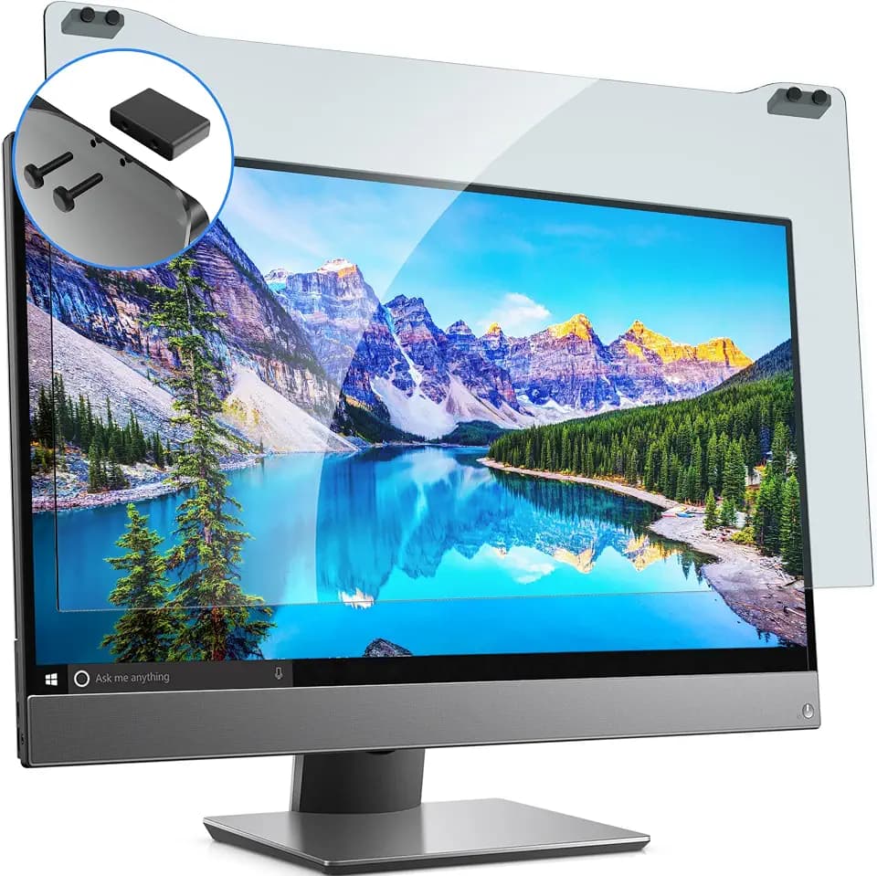 ZYY 27 Inch Anti Blue Light Screen Protector (W 24 1/8 x H 14) for Monitor
