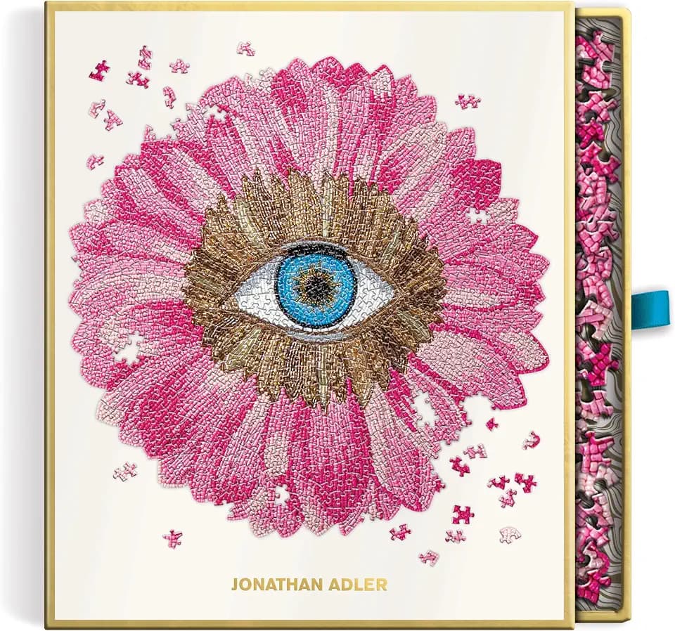 Galison - Jonathan Adler Petals 750 Piece Shaped Puzzle for Adults