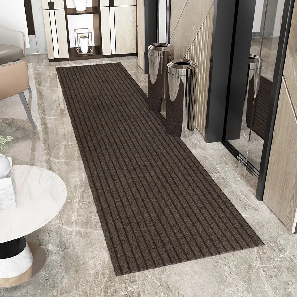 Ottomanson 2x13 Hallway Runner Rug – Non-Slip Indoor Outdoor Door Mat