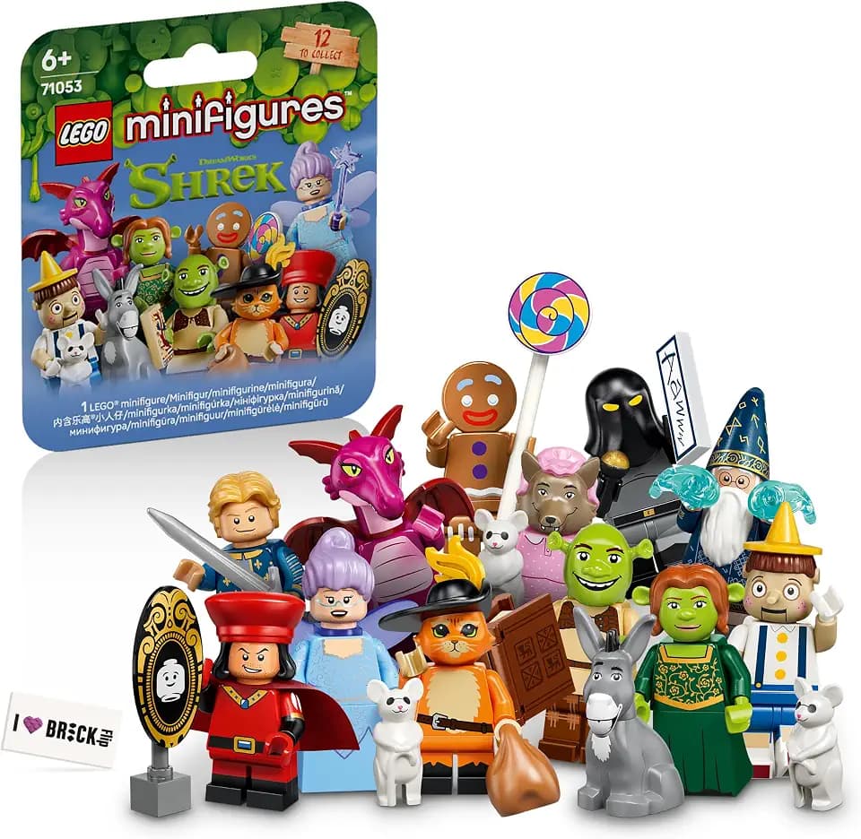 LEGO Shrek Minifiguren Serie - Komplette LEGO Figuren Serie (LEGO 71053)