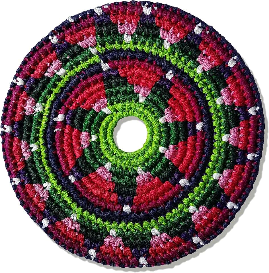 Buena Onda El Grande Flying Disc - 8'' Flexible Sport Disc for Indoor and Outdoor Play - Amazing Handmade Quality from Guatamala - Pocket Discs are Played in Over 20 Family Fun Games