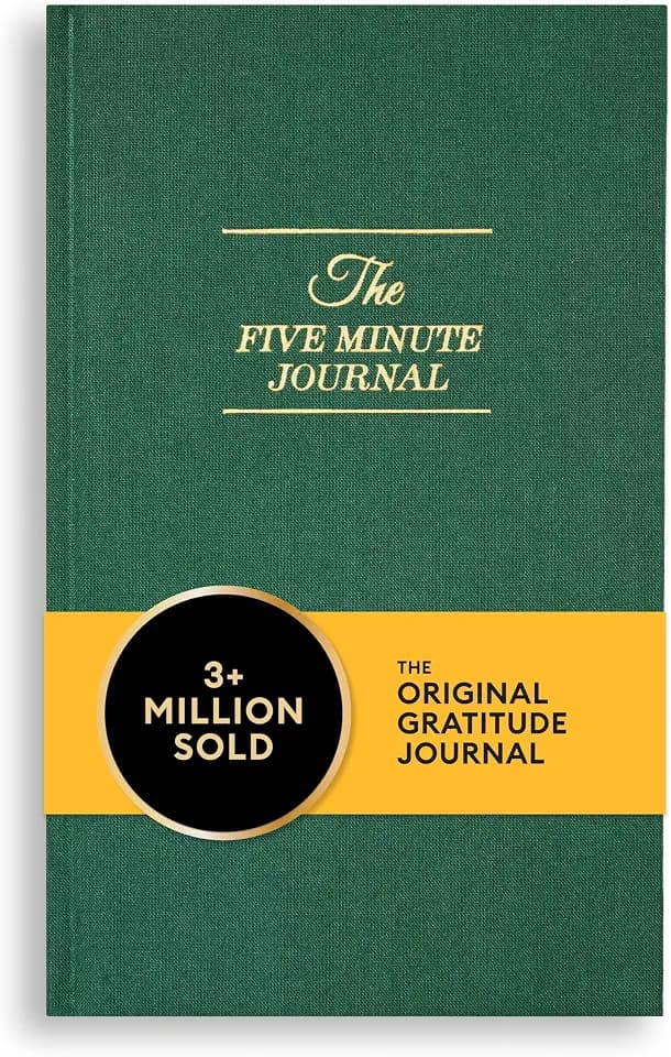 Intelligent Change: The Five Minute Journal - Original Daily Gratitude Journal for Happiness, Mindfulness, and Reflection - Undated Life Planner