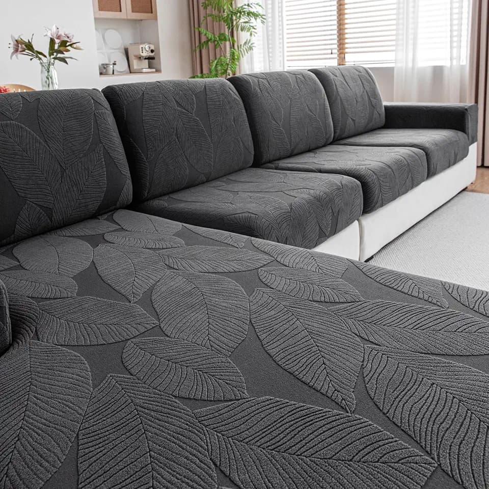 OHSIO Stretch Sofa Überzug - Rutschfester Sofa Sitzkissenbezug