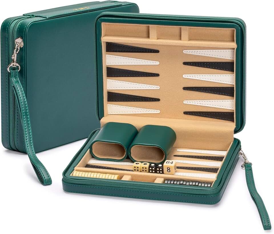 YMI Izmir Magnetisches Reise-Backgammon, 23,5 cm