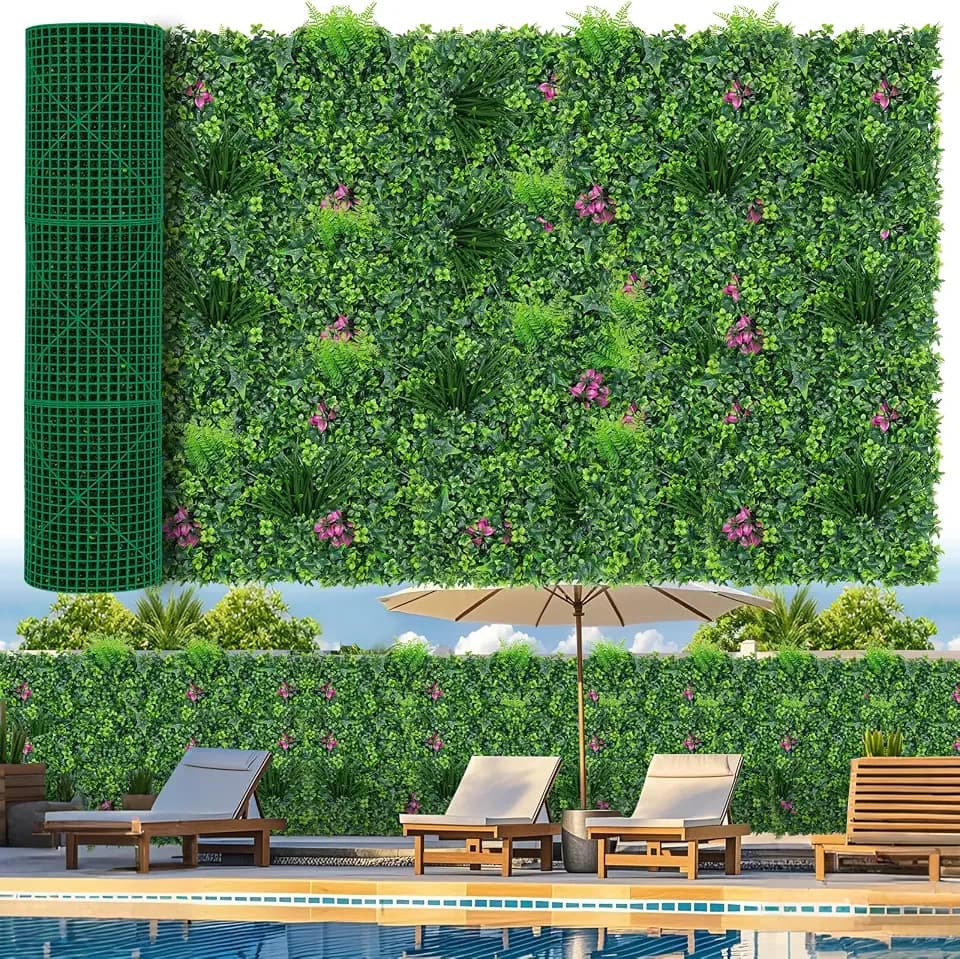 Grooy 60"x180"(75 SQFT) Artificial Boxwood Roll Panels for Outdoor