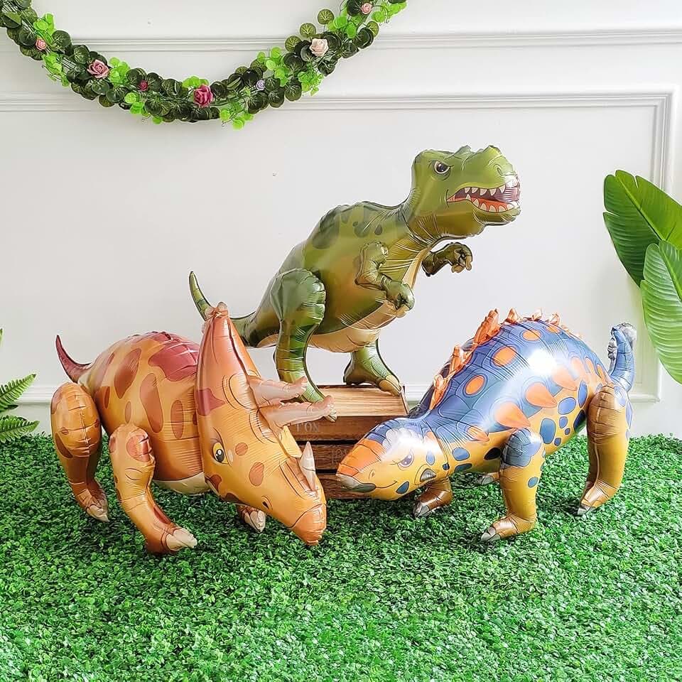 Large Standing Dinosaur Balloons 3PCS 38inch Inflatable Dinosaur Balloons
