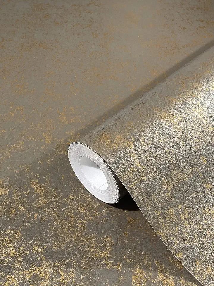 marburg Tapete Gold Braun Betonoptik Vliestapete für Wohnzimmer oder Schlafzimmer Made in Germany 10,05 x 0,53m Neu 31755