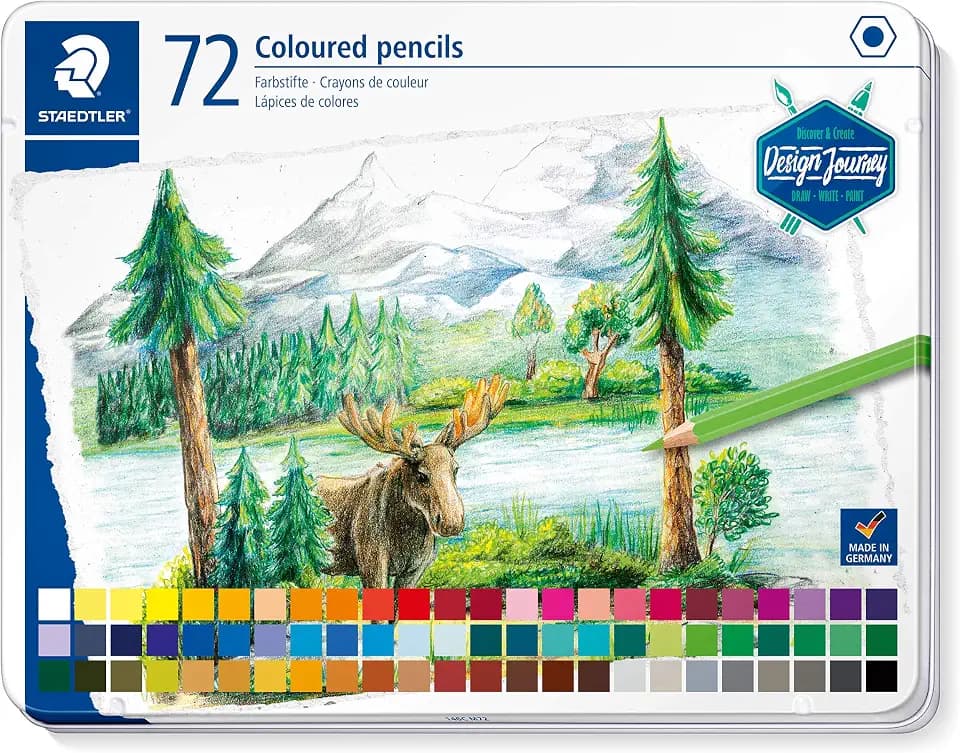 STAEDTLER 146C Buntstifte – 72er Metalletui, sortiert