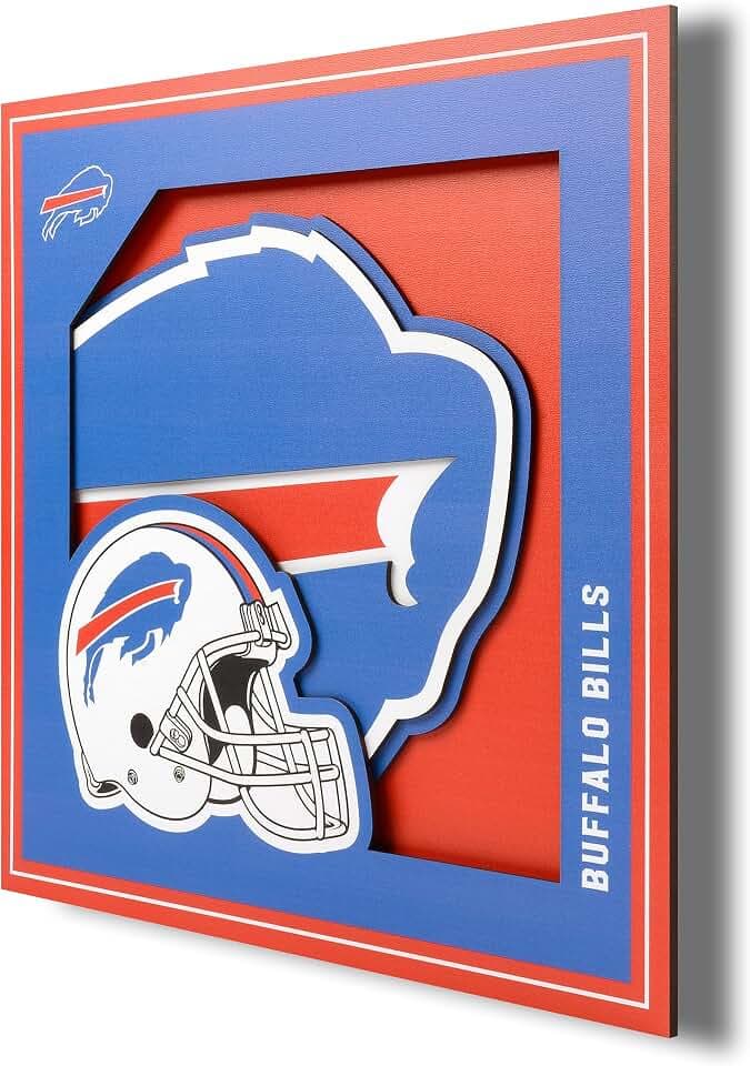 YouTheFan NFL Buffalo Bills 3D Logo Series Wall Art