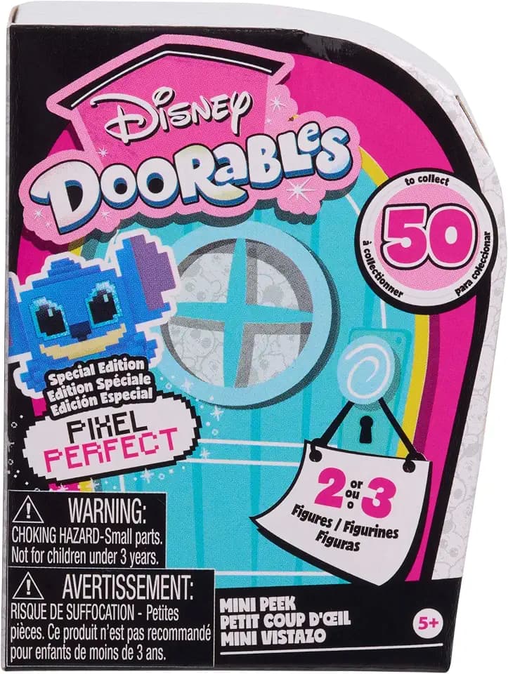Disney Doorables Pixel Perfect Mini Peek-Figuren, 3,8 cm Überraschungs-Sammelfiguren, Kinderspielzeug ab XX Jahren von Just Play, 7.32