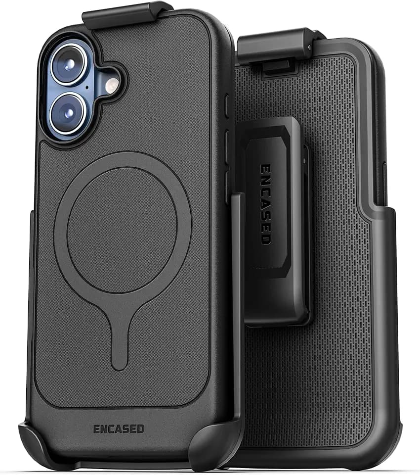 Encased Thin Armor for iPhone 17 Case with Belt Clip Holster