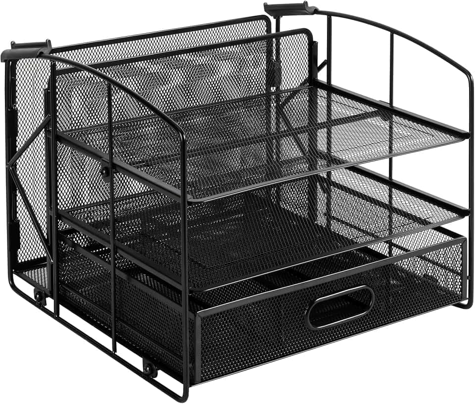 Amazon Basics Schreibtisch-Organizer, schwarz