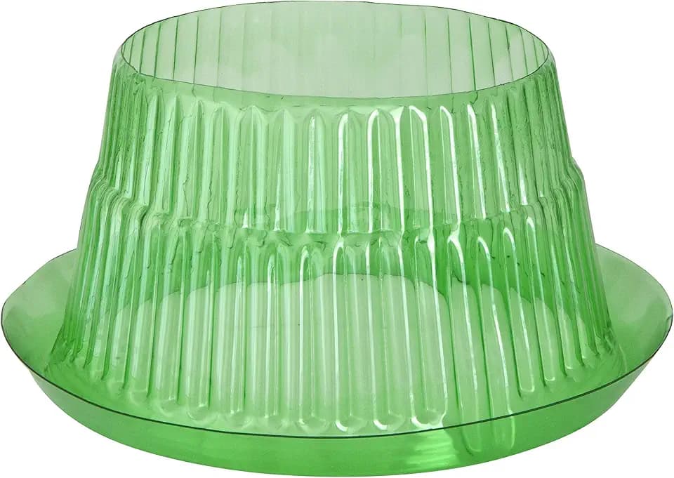 Windhager Schneckenschutz, 6 Stück, Durchmesser 23 cm, Grün, chemiefrei, recyclebarer PET-Kunststoff, witterungsbeständig, 02435