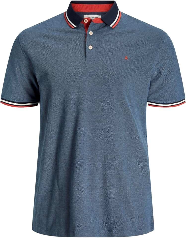 Jack & Jones Male Poloshirt Plus Size Einfarbig Poloshirt