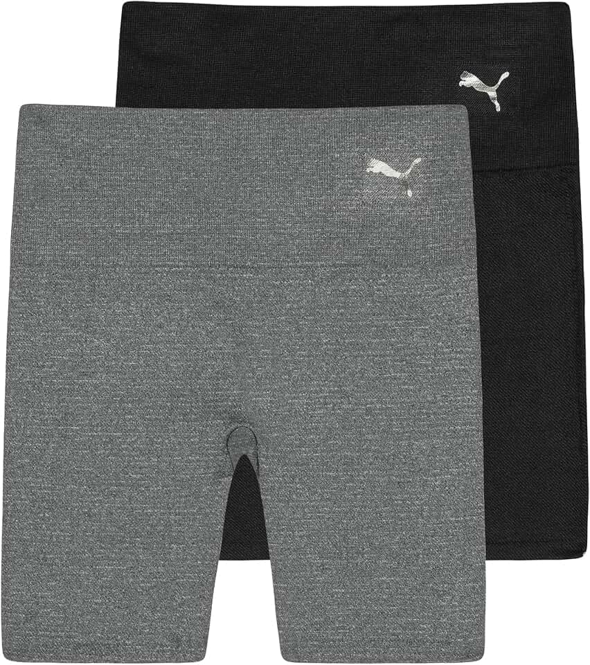 Puma Women's 2 Pack Rib Bike Short