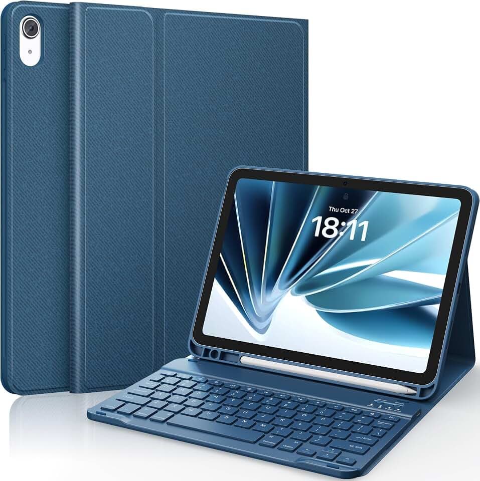 CHESONA Compatible for iPad 11th(A16)/10th Generation Case with Keyboard