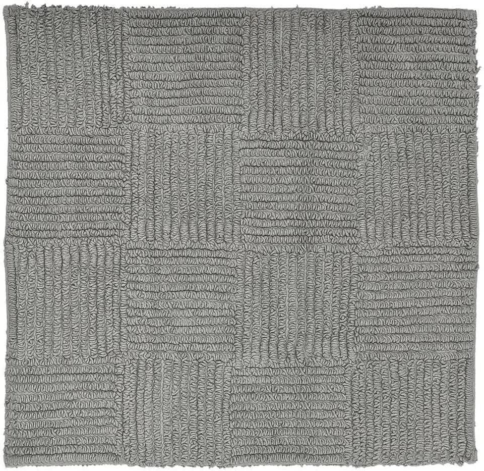 Sealskin Reverse Badteppich 60x60 cm Baumwolle Grau