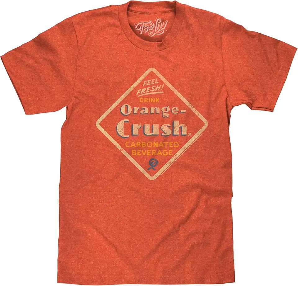 Tee Luv Men's Feel Fresh Orange Crush Soda Shirt