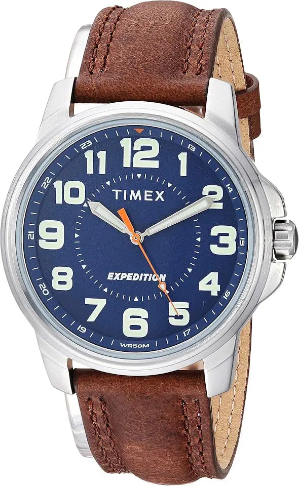 Timex Expedition Metal Field 40mm Men’s Analog Watch | Luminous Hands | 24 Hour Time | Quick Date Function | Rugged Outdoor Watch | 50M Water Resistance