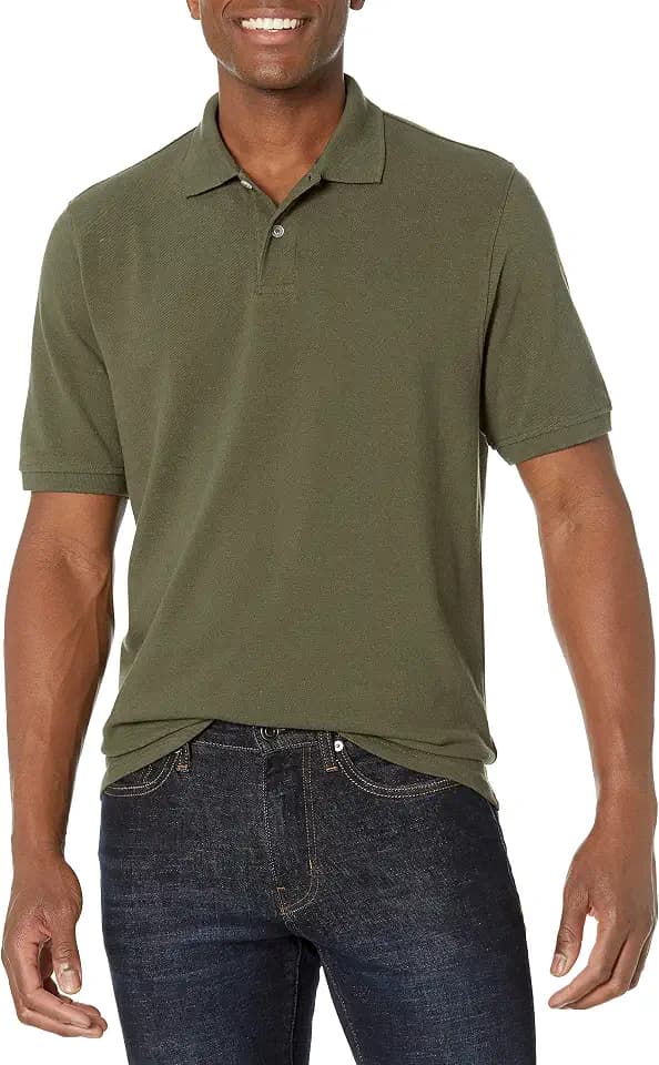 Amazon Essentials Herren Regular Fit Baumwolle Poloshirt (erhältlich in Übergrößen)