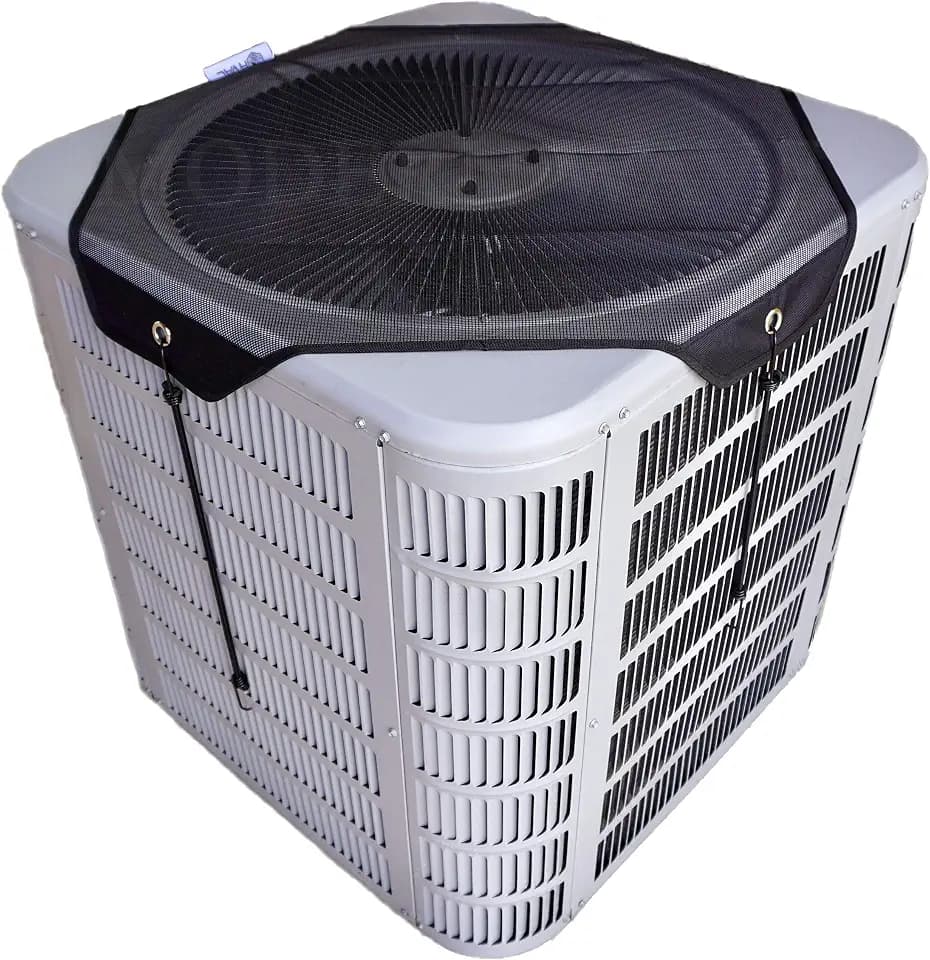 MODERN WAVE Central Air Conditioner Cover for Outside Units 28 x 28 - Top Universal Outdoor AC Cover Defender (Mesh, 28" x 28")