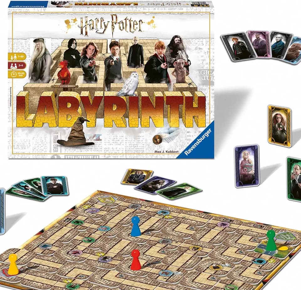 Ravensburger Brettspiel Harry Potter Labyrinth - Familienspiel ab 7 Jahre