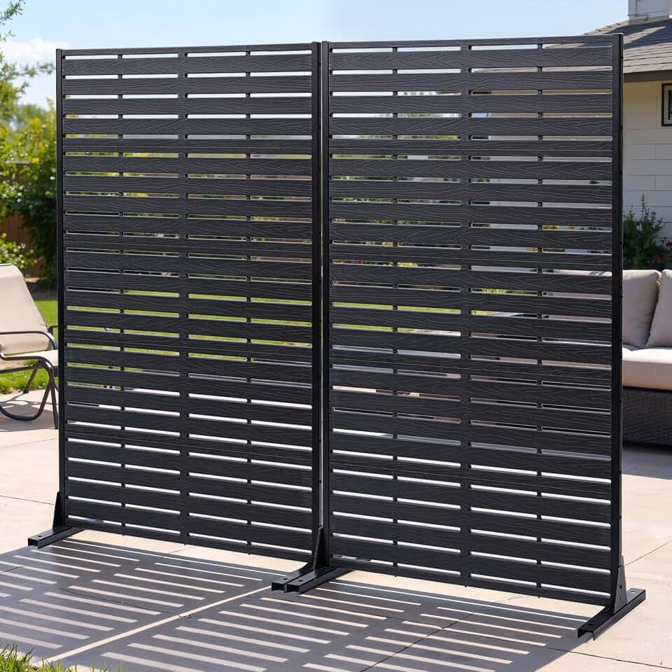 60" Privacy Screen Outdoor Privacy Fence Panel for Patio