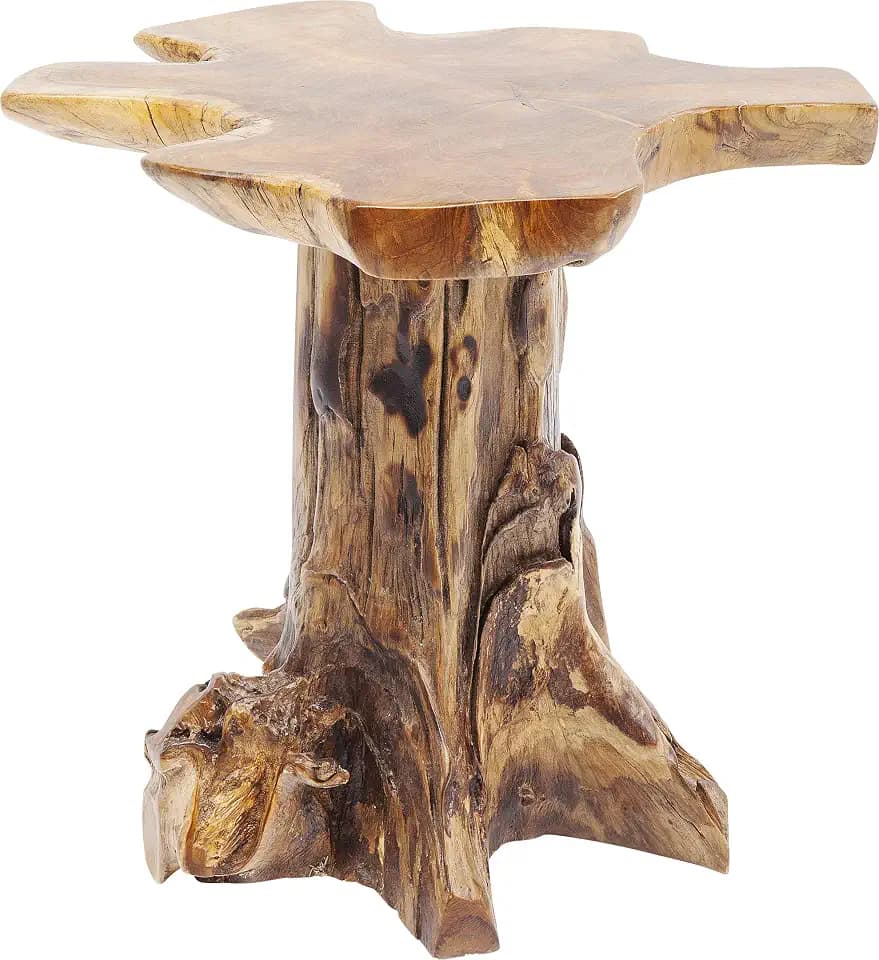 Kare Design Beistelltisch Tree Klein, Braun, 39-42 cm Durchmesser