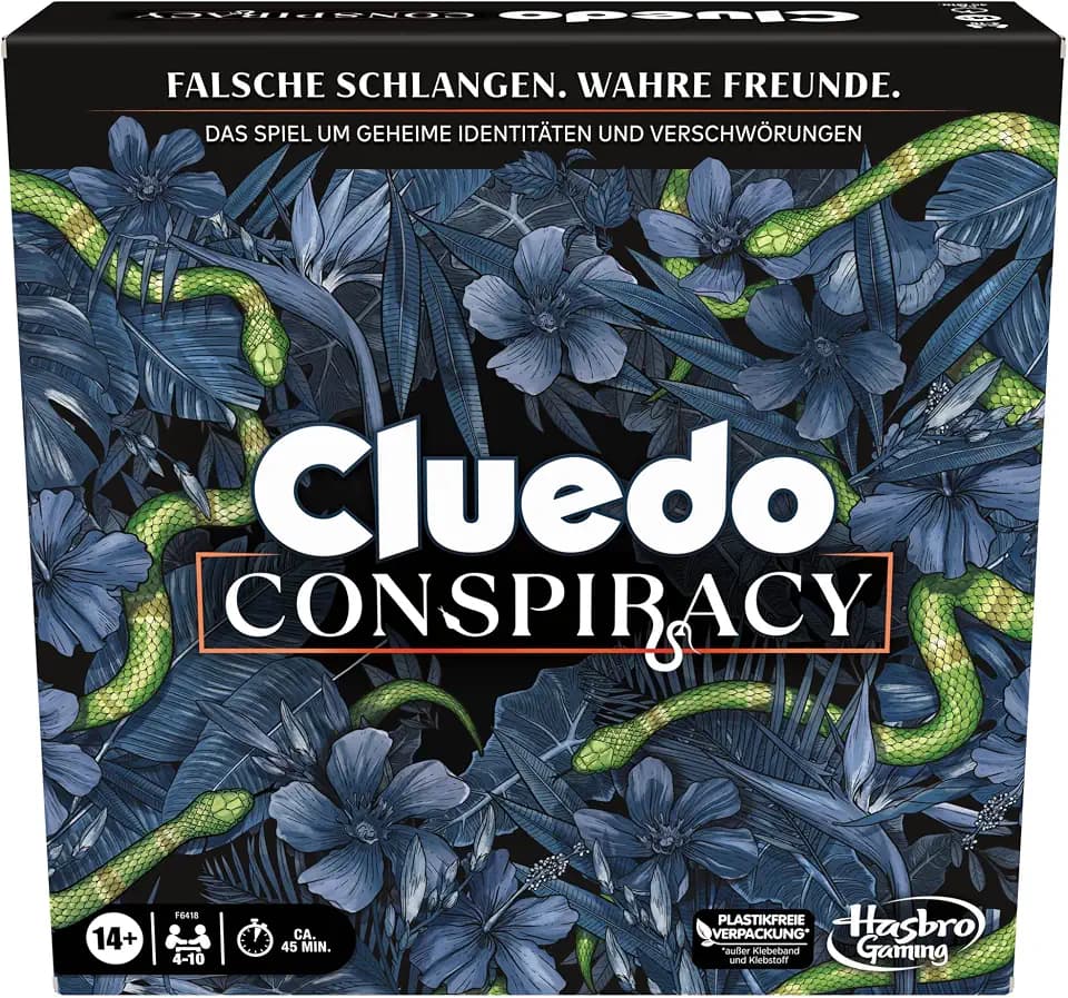 Hasbro Gaming Cluedo Conspiracy Brettspiel für Erwachsene und Jugendliche, deutsche Version des Mystery Games, für 4-10 Spieler und ab 14 Jahren