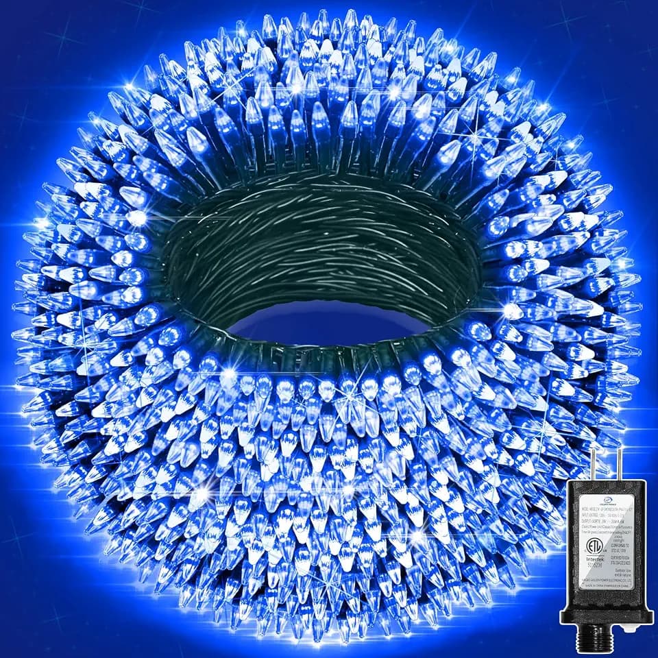 750 LED 240FT Christmas Lights, 12 Modes Christmas String Lights, Plug-In