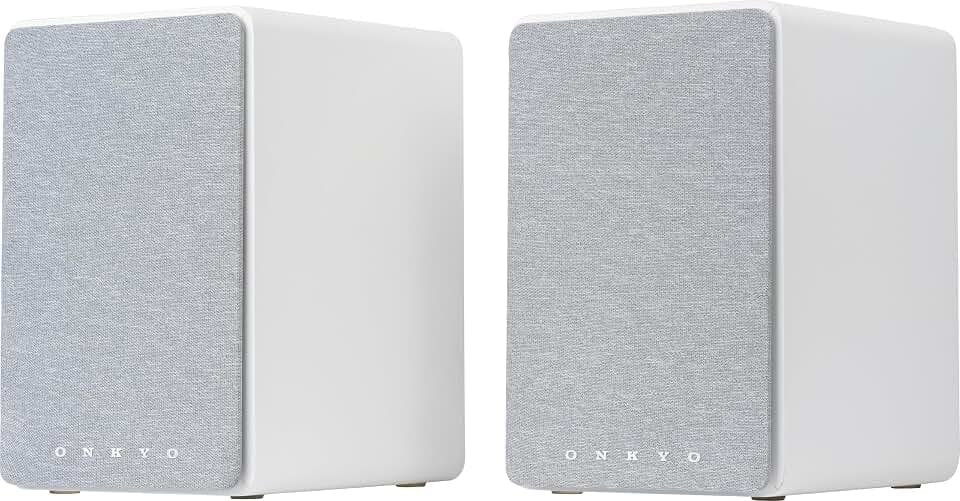 Onkyo Creator Series GX-30ARC Aktivlautsprecher, weiß– 4" Tieftöner, HDMI ARC, USB/C, Line/Phono, optische Anschlüsse, Bluetooth 5.3 Audio-Konnektivität
