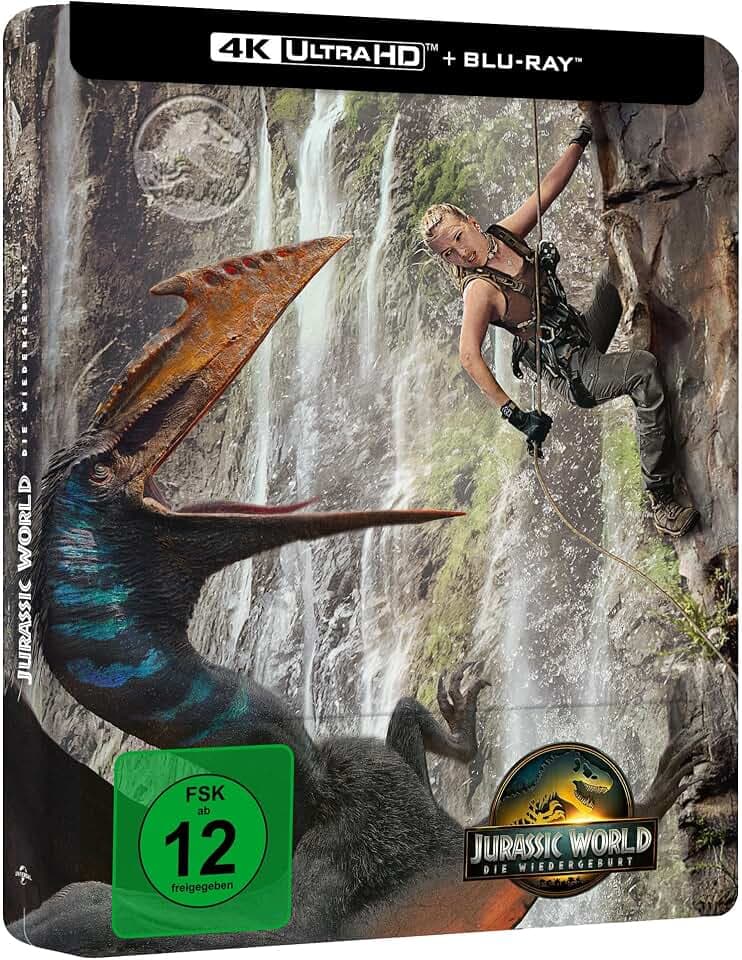 Jurassic World: Die Wiedergeburt - Limited Steelbook [4K Ultra HD], [Blu-ray]