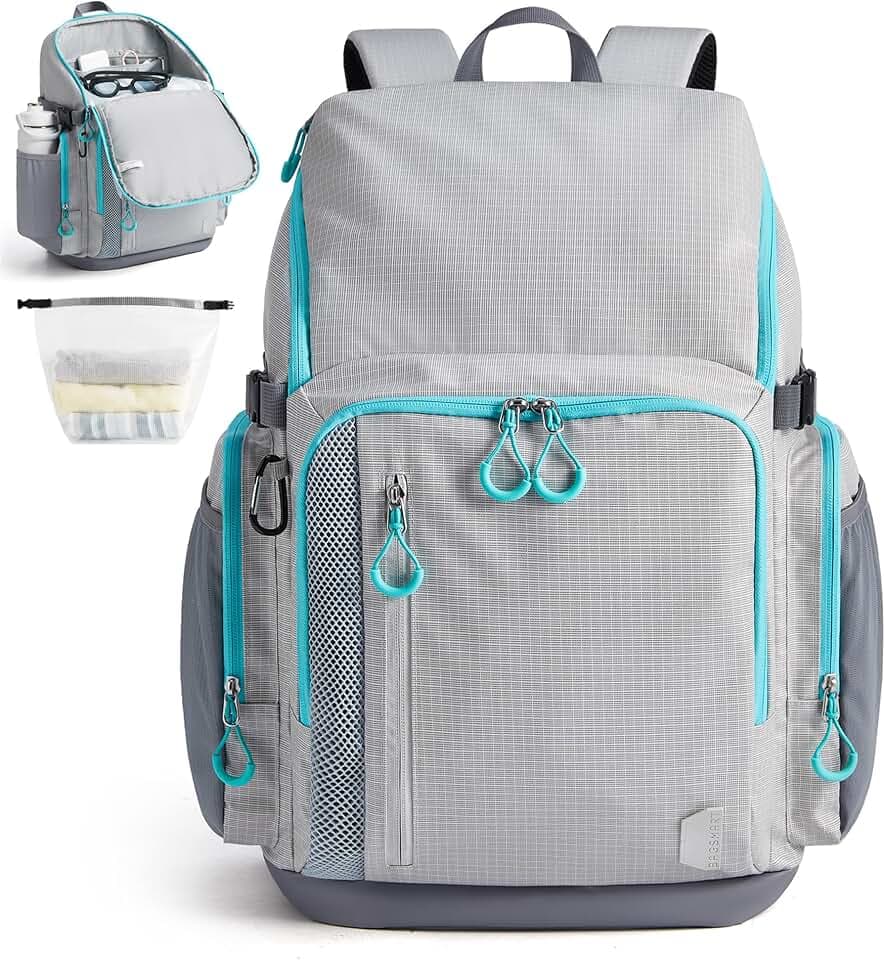 BAGSMART Gym Backpack for Men with Shoe Compartment for Multi-Sport