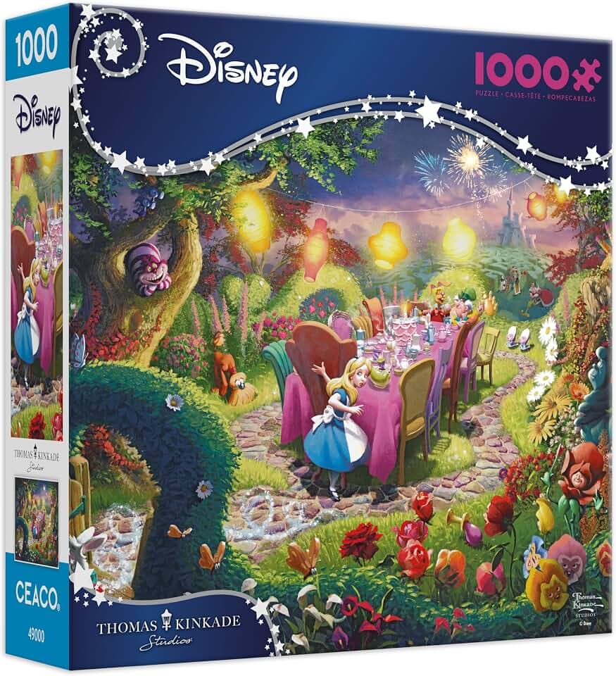 Ceaco - Thomas Kinkade Alice in Wonderland - 1000 Piece Puzzle for Adults