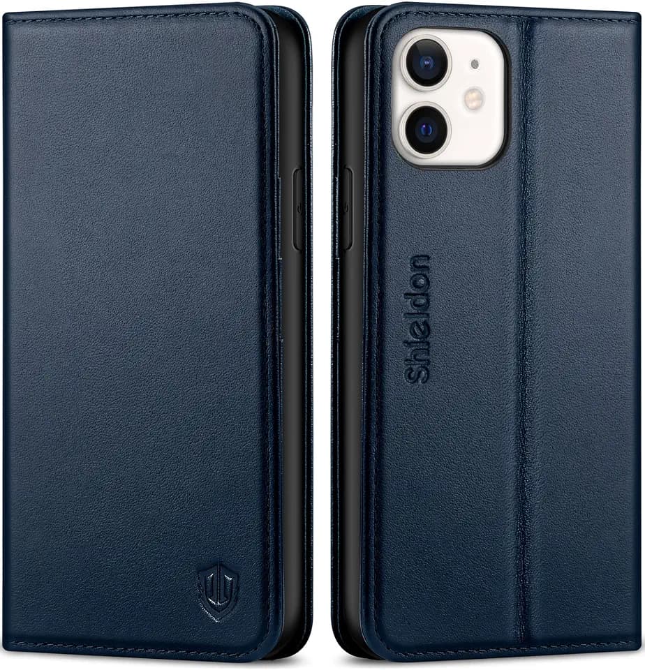 SHIELDON Hülle für iPhone 11, Marineblau