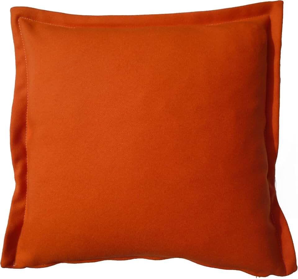 54498 Kissenhülle Loden, Uni, Circa 40 x 40 cm, orange